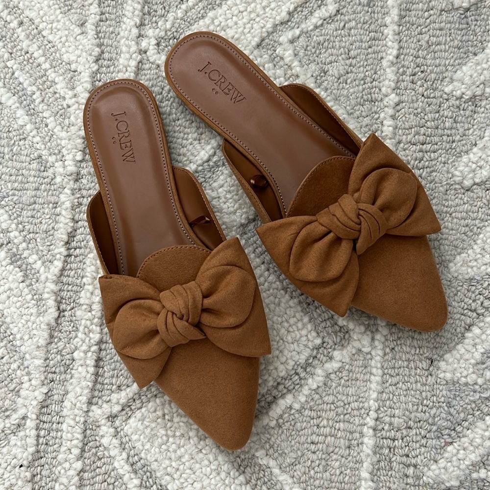 J. Crew Factory Bow Mules